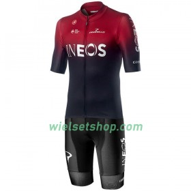 Fietskleding (Fietsshirt + Korte Koersbroek) 2019 TEAM INEOS N001